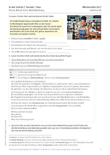 Fokus Beruf: Eine Weiterbildung