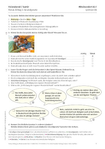 Fokus Alltag: Grundgesetz