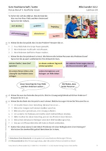 Fokus Beruf: Konflikte lösen