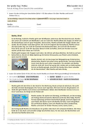 Fokus Alltag: Eine Geschichte verstehen