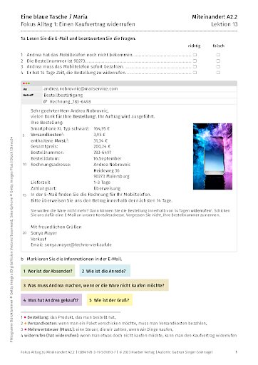 Fokus Alltag: Einen Kaufvertrag widerrufen