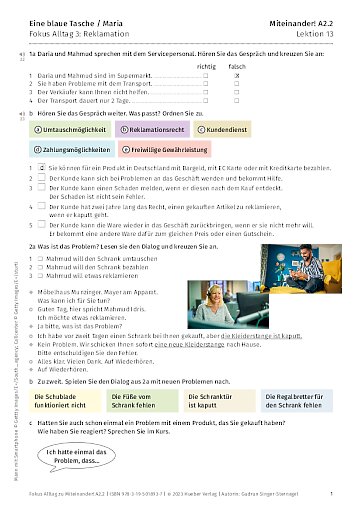 Fokus Alltag: Reklamation