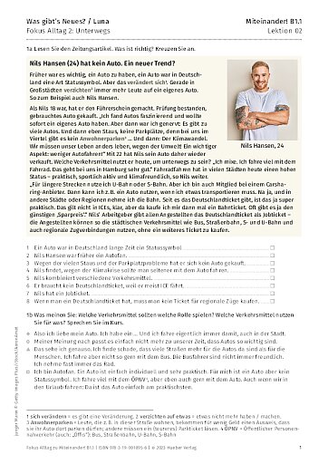 Fokus Alltag 2: Unterwegs