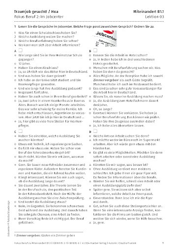 Fokus Beruf 2: Im Jobcenter