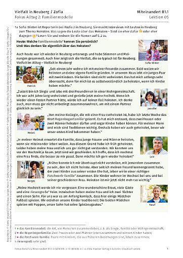 Fokus Alltag 3: Familienmodelle