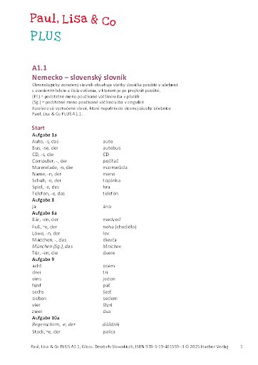 Glossar Deutsch-Slowakisch