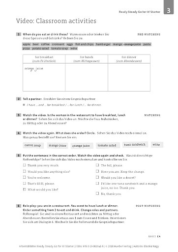 Video: Classroom activities