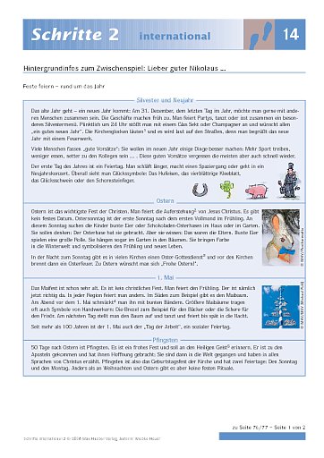 Lieber guter Nikolaus ...