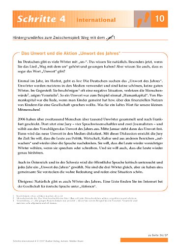 Weg mit dem „un“!