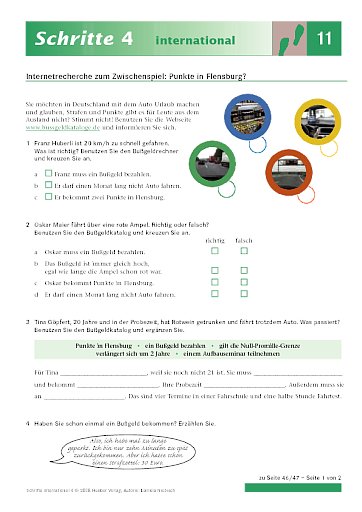 Punkte in Flensburg?