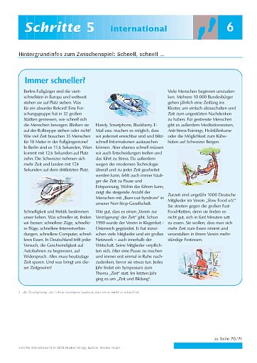 Schnell, schnell ...