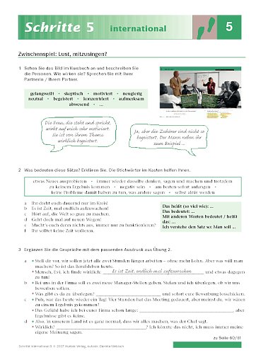 Zwischenspiel: Lust, mitzusingen?