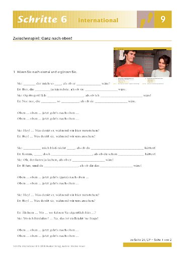 Zwischenspiel: Ganz nach oben!