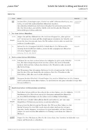 Didaktisierung „Laras Film”