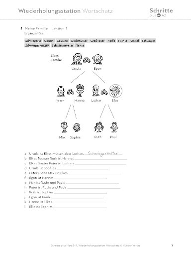 Wiederholungsstation Wortschatz