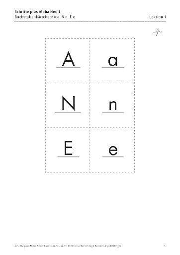 Buchstabenkärtchen