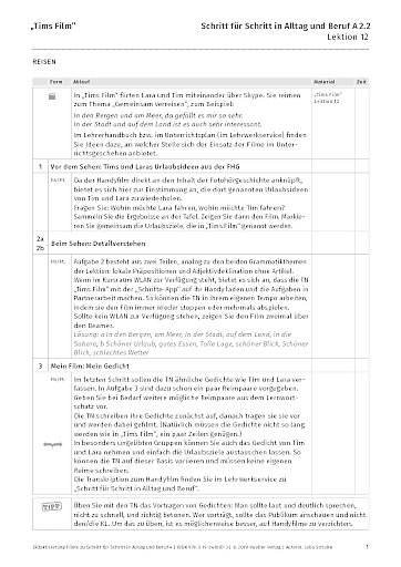 Didaktisierung „Tims Film”