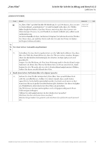 Didaktisierung „Tims Film”
