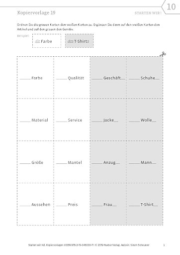 Kopiervorlage