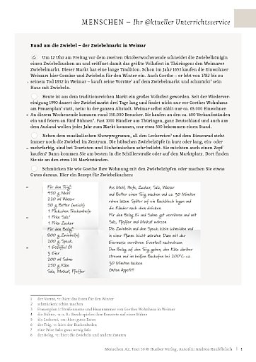 Rund um die Zwiebel – der Zwiebelmarkt in Weimar