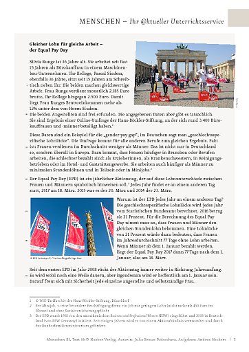 Gleicher Lohn für gleiche Arbeit – der Equal Pay Day