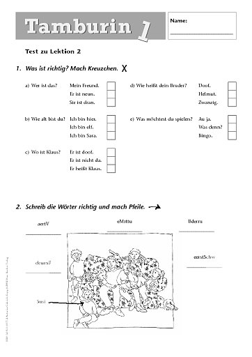 Test zu Lektion 2