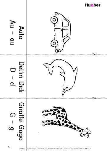 Lehrerhandbuch: Wortkarten