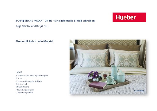Interlinguale Mediation – schriftlich: Hotelsuche (Niveau B1)