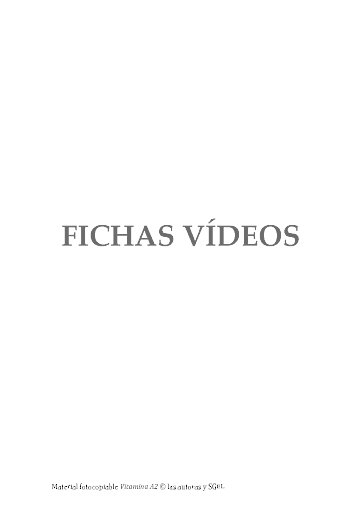 Kopiervorlage Videos A2