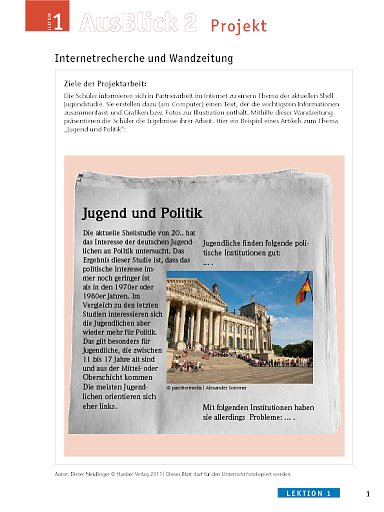 Jugendszene in meinem Heimatland 