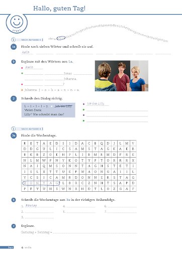 Start-Lektion: Hallo, guten Tag!