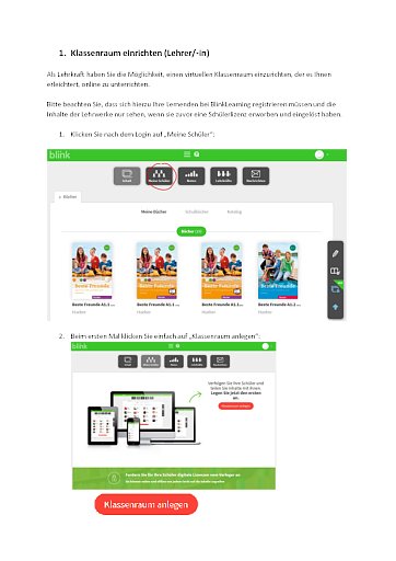 Klassenraum erstellen