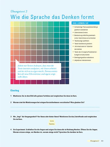 Übungstext: Wie die Sprache das Denken formt