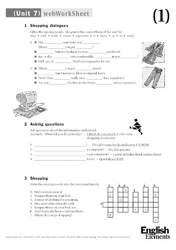 webWorkSheet Unit 7