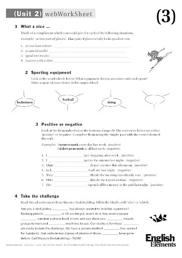 webWorkSheet Unit 2