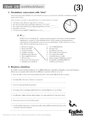webWorkSheet Unit 10