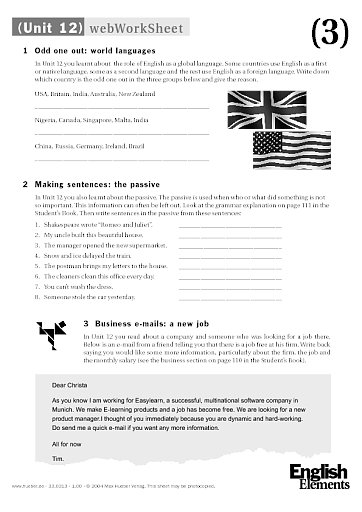 webWorkSheet Unit 12