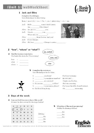 webWorkSheet Unit 1