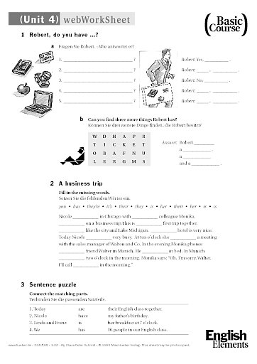 webWorkSheet Unit 4