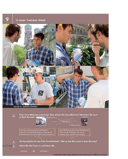 Kursbuch, Lektion 9