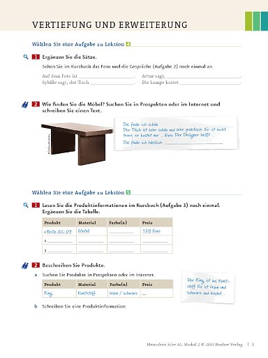 Binnendifferenzierung – Lektion 4-6