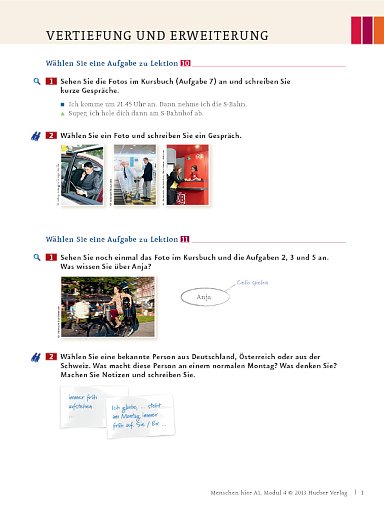 Binnendifferenzierung – Lektion 10-12