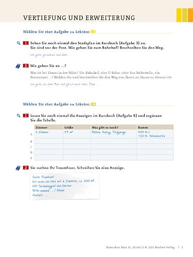Binnendifferenzierung – Lektion 13-15