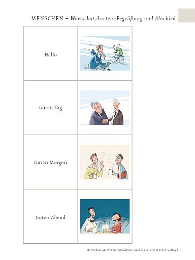 Wortschatzkarten