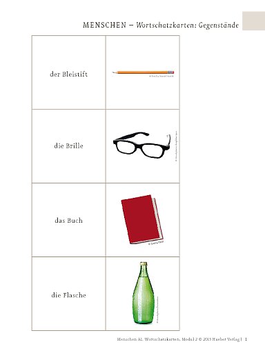 Wortschatzkarten