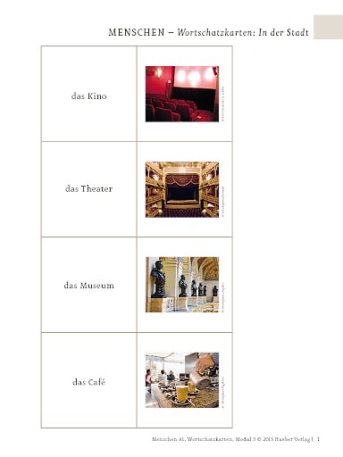 Wortschatzkarten