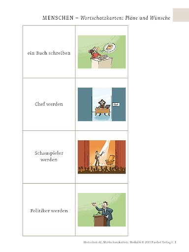 Wortschatzkarten