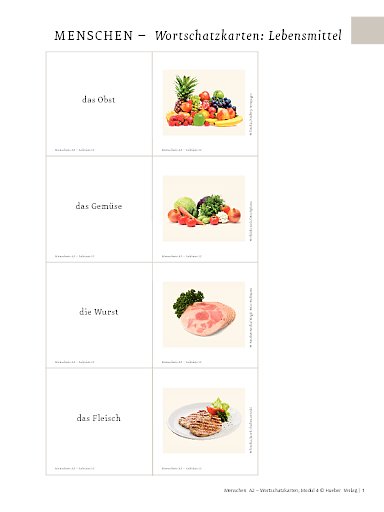 Wortschatzkarten