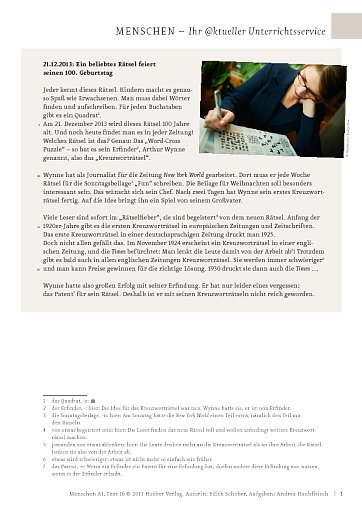 Ein beliebtes Rätsel feiert seinen 100. Geburtstag