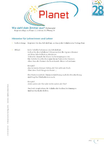 Wie sieht dein Zimmer aus?